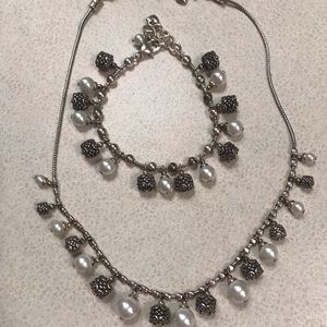 Brighton matching necklace and bracelet set.